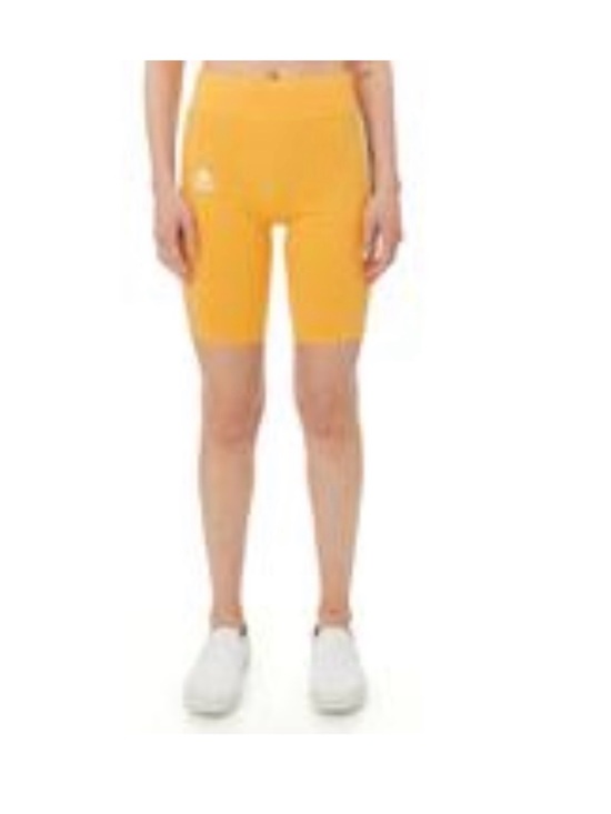 Kappa Pants - Kappa High-Waist Yellow Bike Shorts